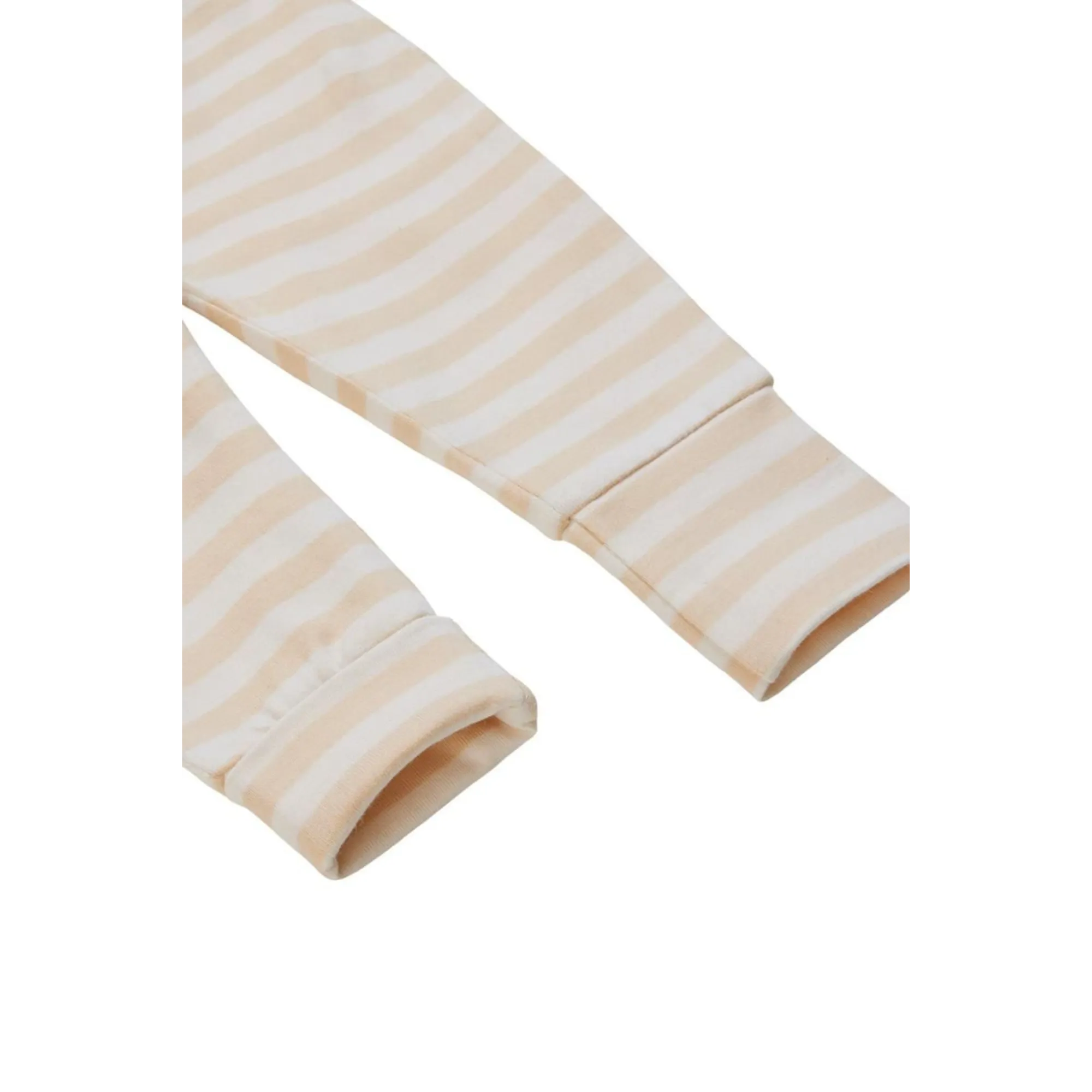 NOPPIES Pants Baxley Slim Fit Stripe - Beige