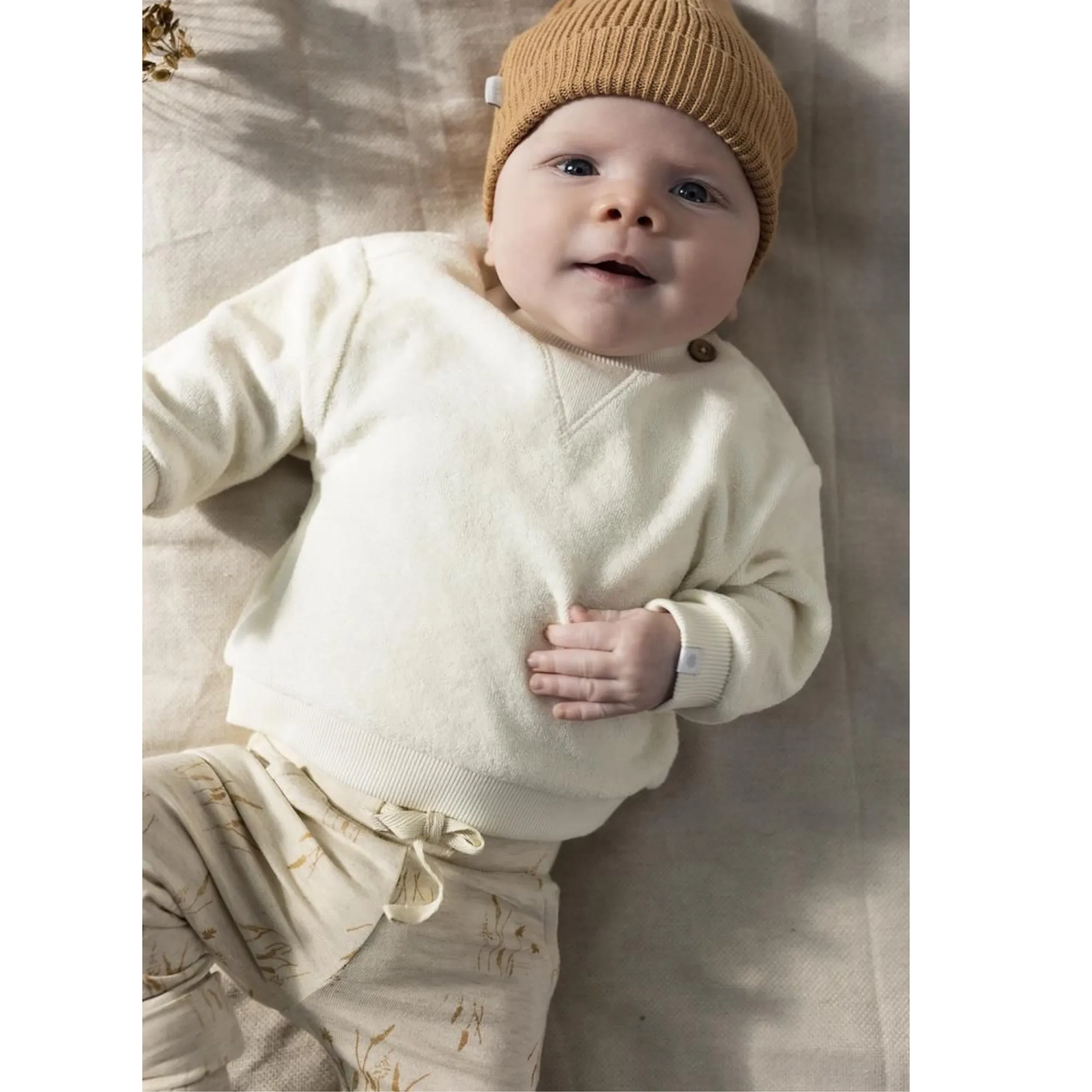 NOPPIES Pants Bellview Slim Fit - Oatmeal