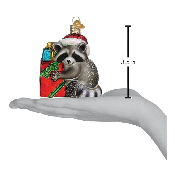 Old World Christmas - Christmas Bandit Raccoon Ornament