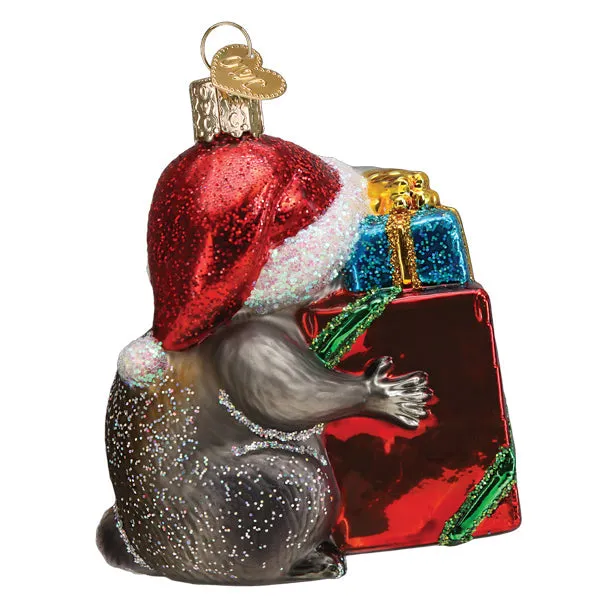 Old World Christmas - Christmas Bandit Raccoon Ornament