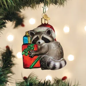 Old World Christmas - Christmas Bandit Raccoon Ornament