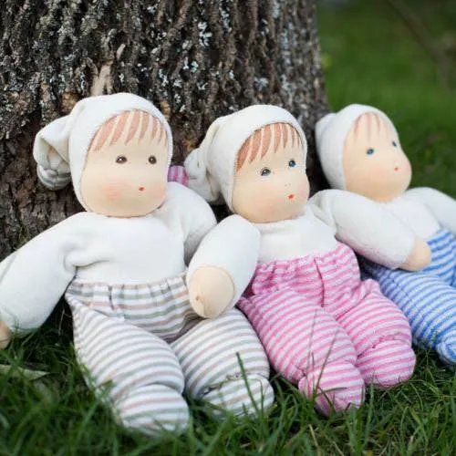 Organic Waldorf Baby Doll - Pink (Multiple Skin Tones)