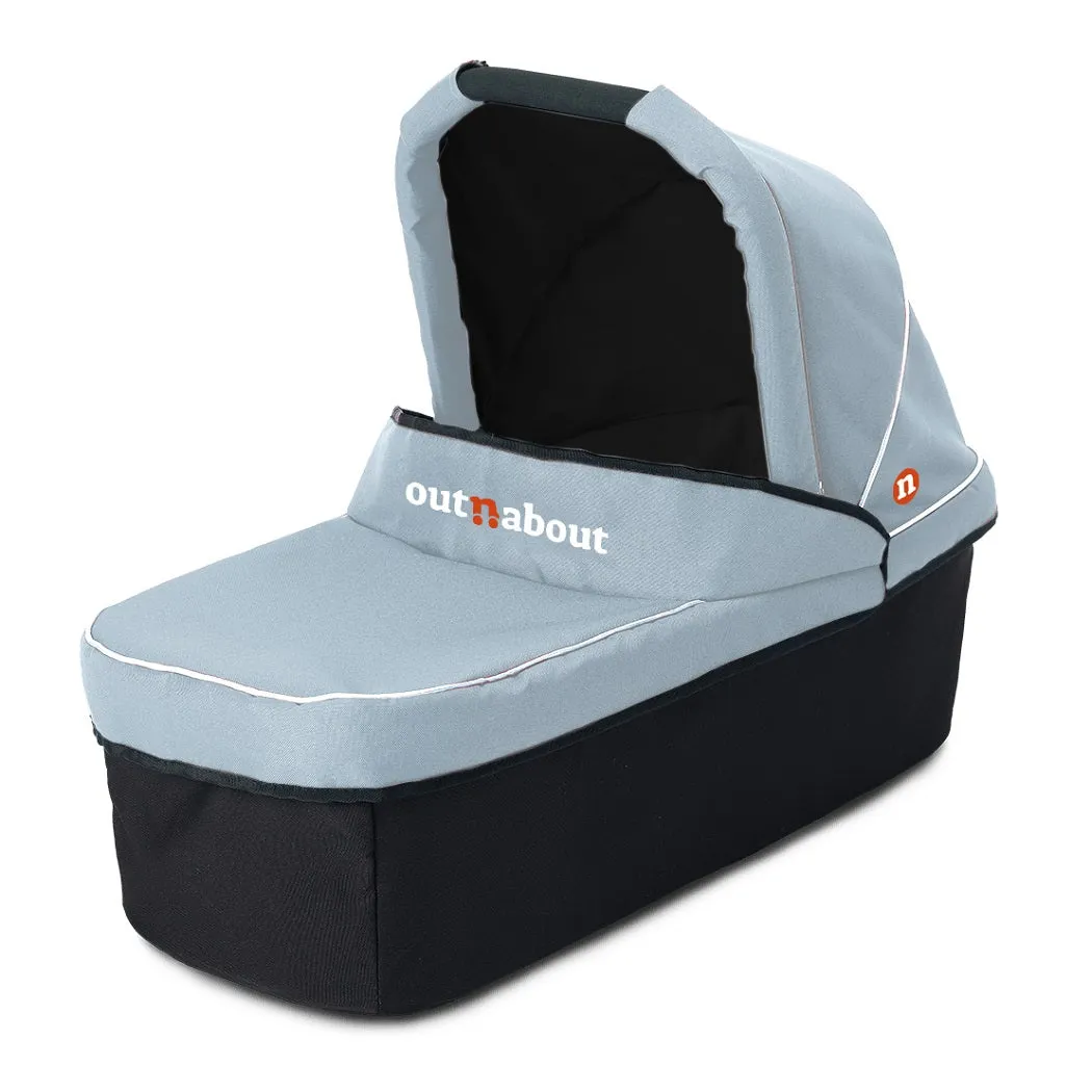 Out n About Nipper DOUBLE v5 Newborn & Toddler Starter Bundle (Rocksalt Grey)