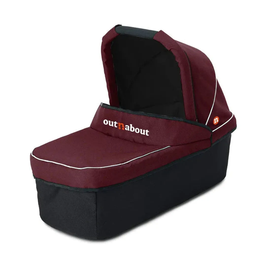 Out N About Nipper Double V5 Newborn And Toddler Bundle - Brambleberry Red