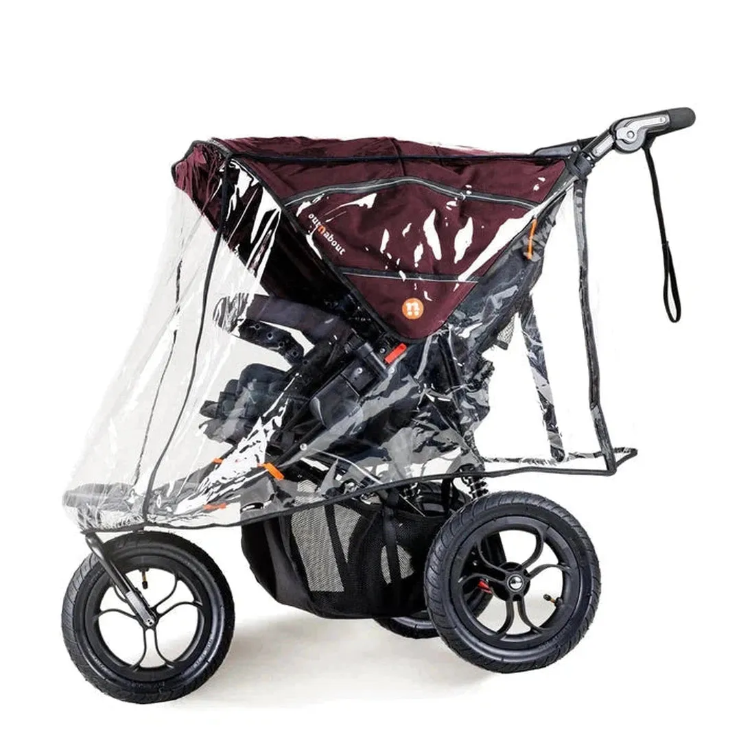 Out N About Nipper Double V5 Newborn And Toddler Bundle - Brambleberry Red