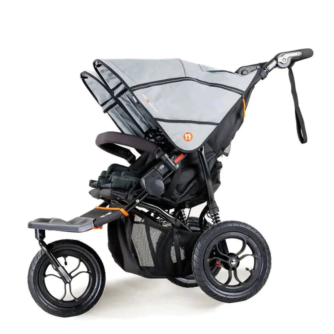Out N About Nipper Double V5 Newborn And Toddler Bundle - Rocksalt Grey