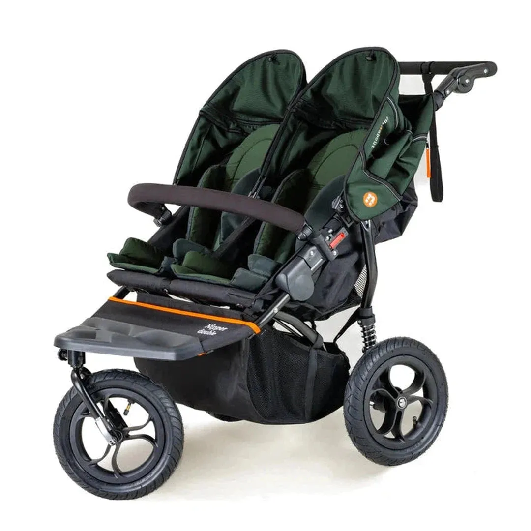 Out N About Nipper Double V5 Newborn And Toddler Bundle - Sycamore Green
