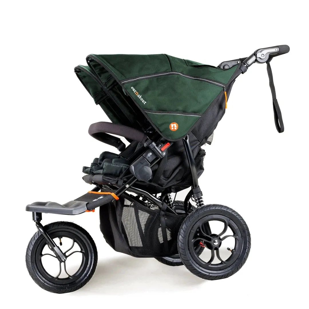 Out N About Nipper Double V5 Newborn And Toddler Bundle - Sycamore Green