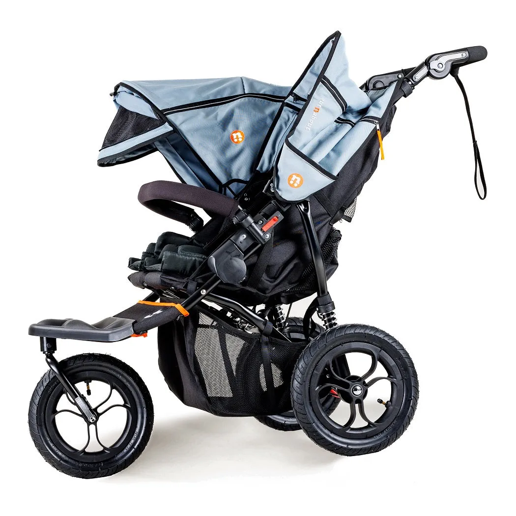 Out n About Nipper DOUBLE v5 Pushchair (Rocksalt Grey)