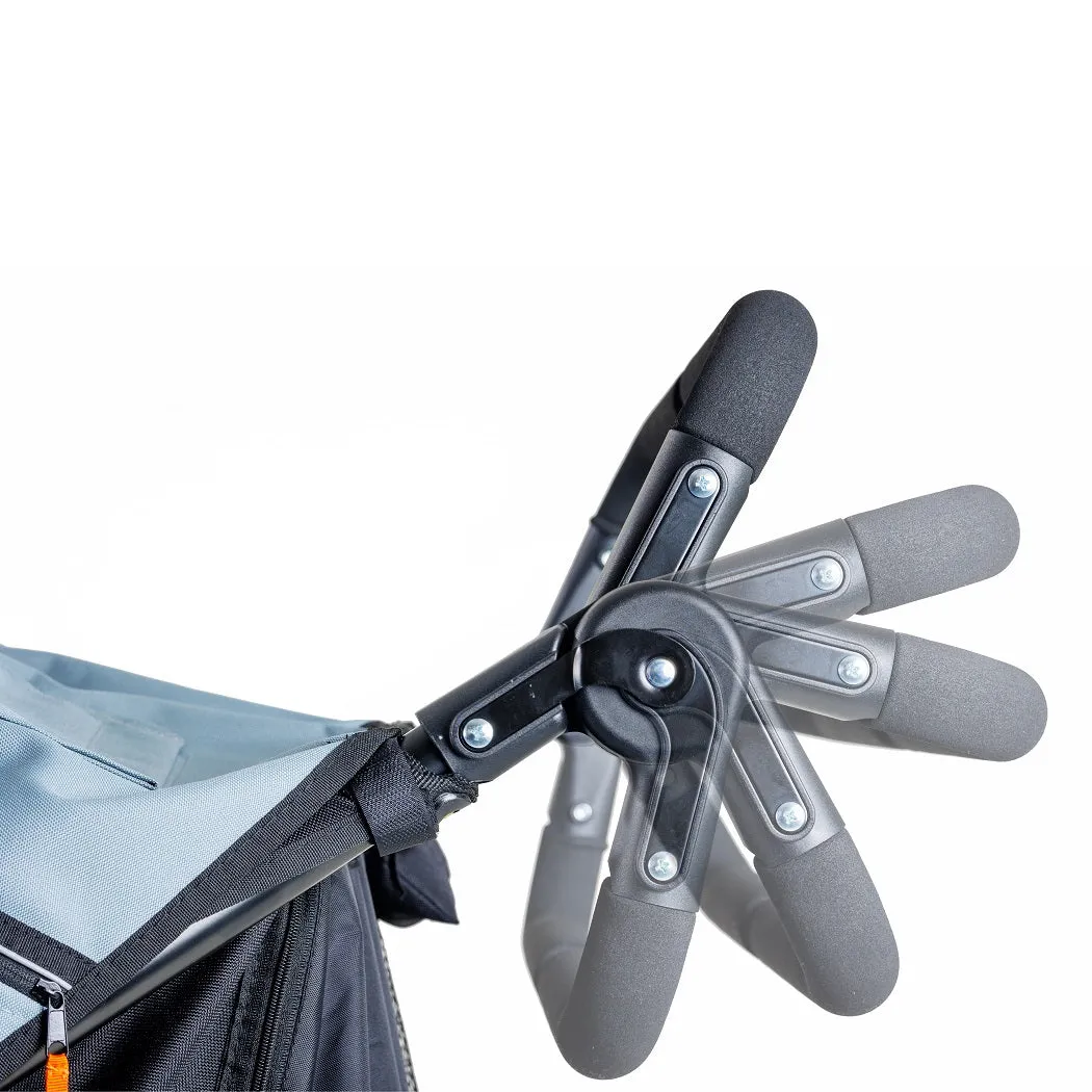 Out n About Nipper DOUBLE v5 Pushchair (Rocksalt Grey)