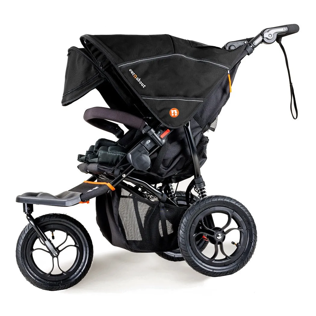 Out n About Nipper DOUBLE v5 Pushchair (Summit Black)