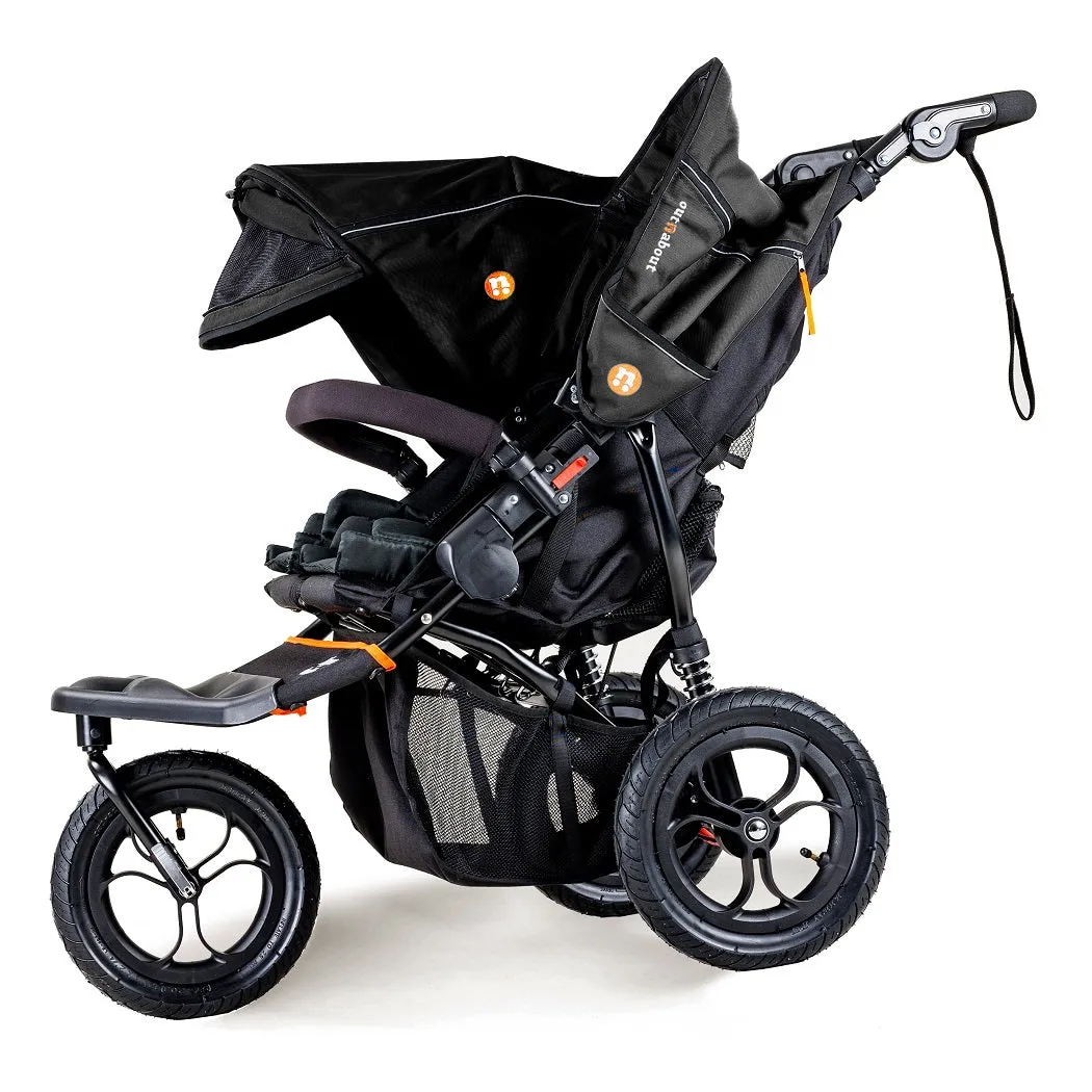 Out n About Nipper DOUBLE v5 Pushchair (Summit Black)