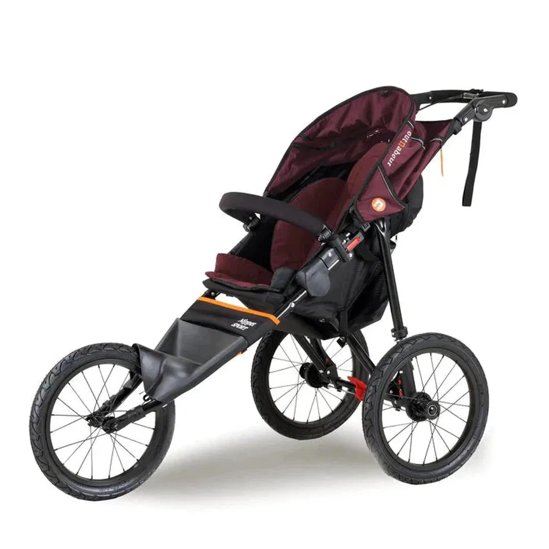 Out N About Nipper Sport V5 Adventure Bundle - Brambleberry Red