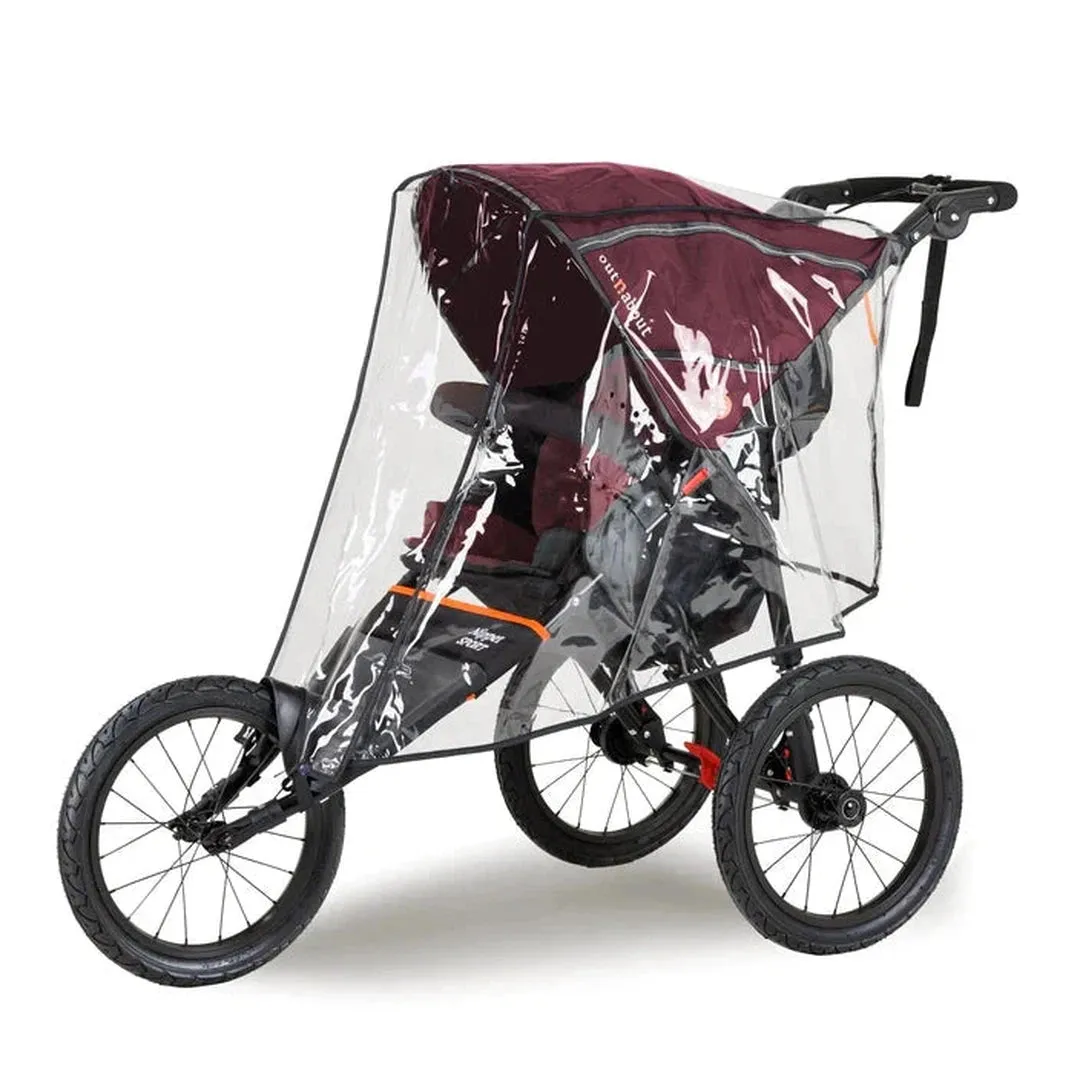 Out N About Nipper Sport V5 Adventure Bundle - Brambleberry Red