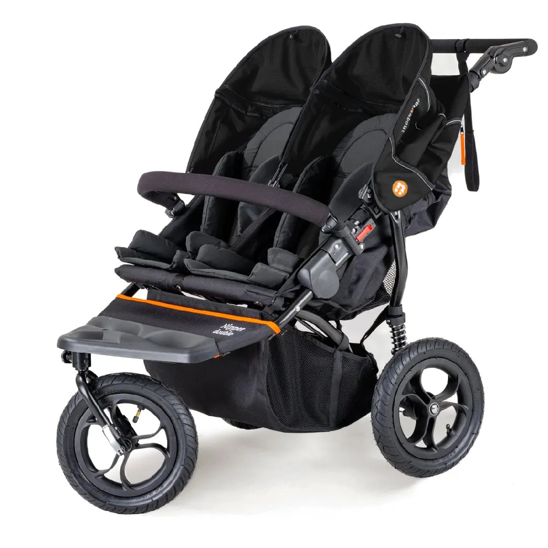 Out N About Nipper V5 Double Pushchair - Summit Black