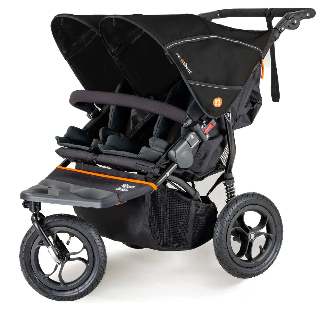 Out N About Nipper V5 Double Pushchair - Summit Black