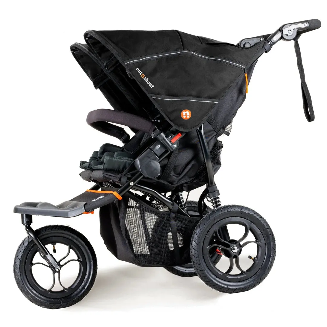 Out N About Nipper V5 Double Pushchair - Summit Black