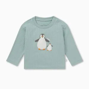 Penguin Ribbed Oversized Top