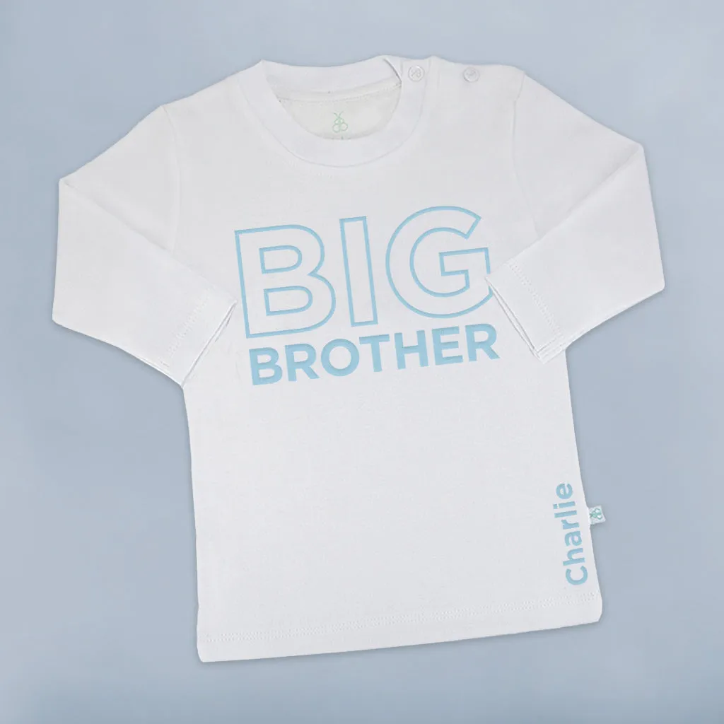 Personalised Big Brother T-shirt-Long-Sleeved