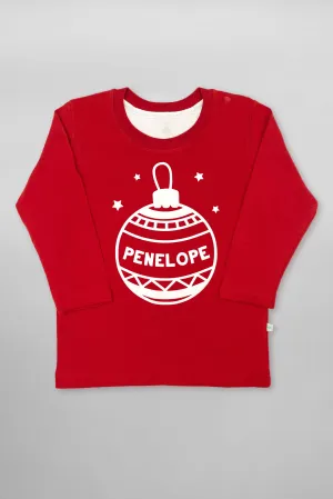Personalised Christmas Bauble T-Shirt