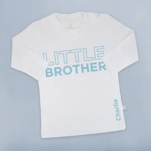 Personalised Little Brother T-shirt-Long-Sleeved