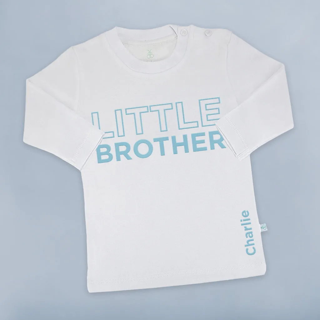 Personalised Little Brother T-shirt-Long-Sleeved