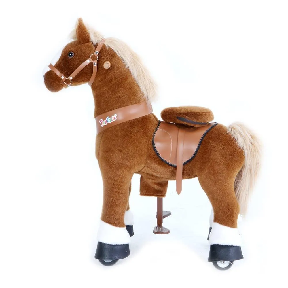 Pony Cycle U series Brown Horse with White Hoof
