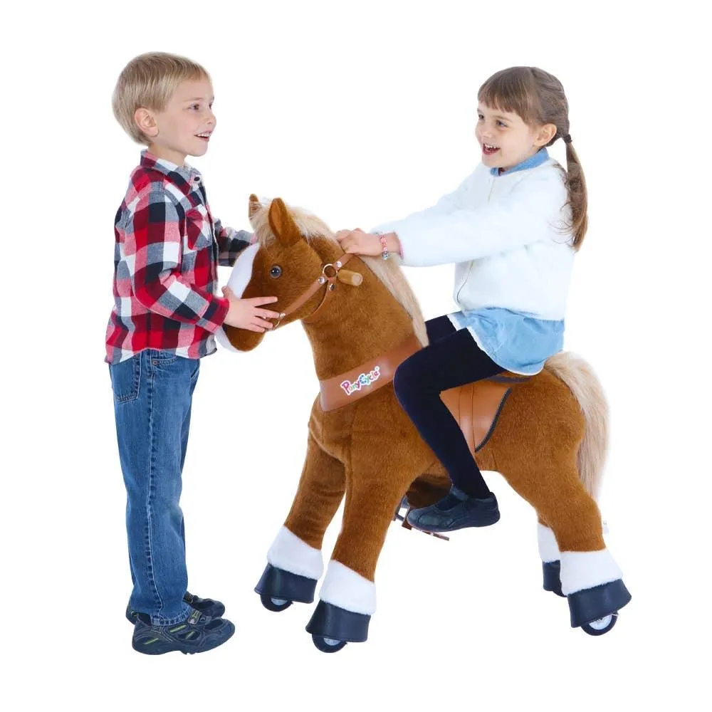 Pony Cycle U series Brown Horse with White Hoof