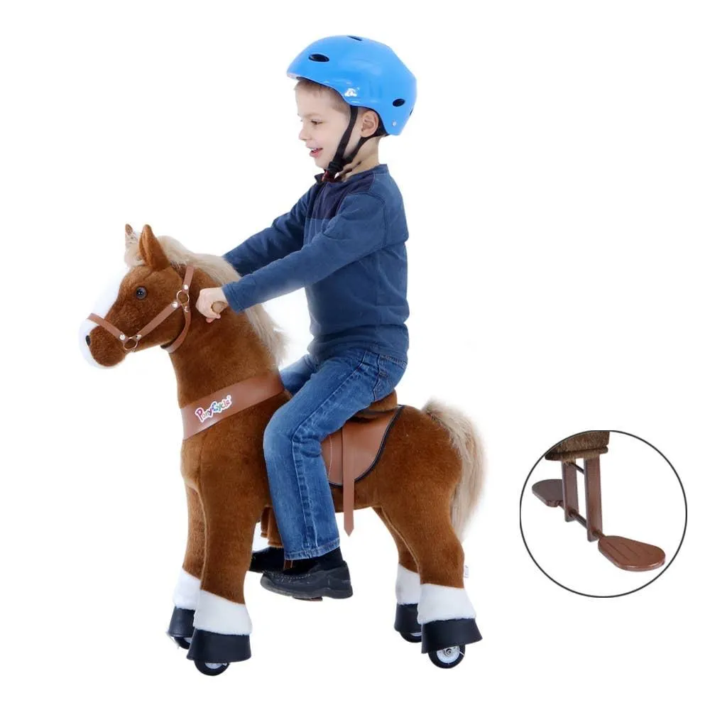 Pony Cycle U series Brown Horse with White Hoof