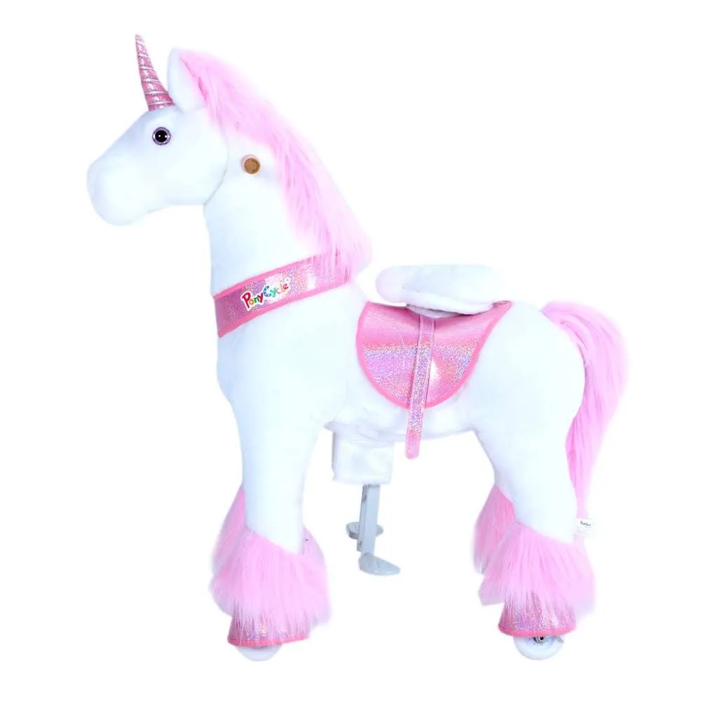 Pony Cycle U-Series Pink Unicorn With Pink Horn & Hair