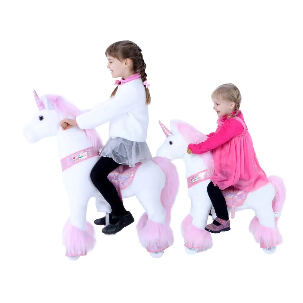 Pony Cycle U-Series Pink Unicorn With Pink Horn & Hair