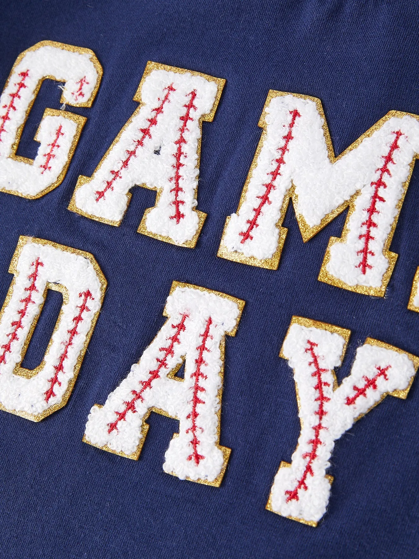 "game Day" Print Top   Pants Girls Set