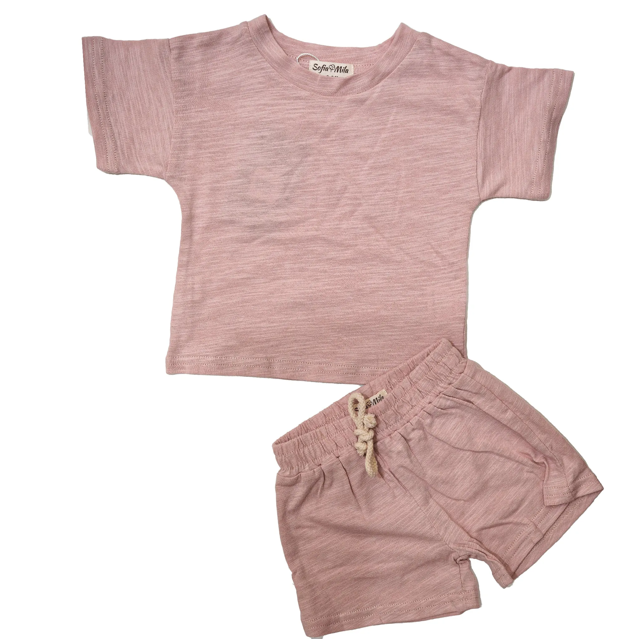 Shirts & Shorts Set with Stripes for Kids