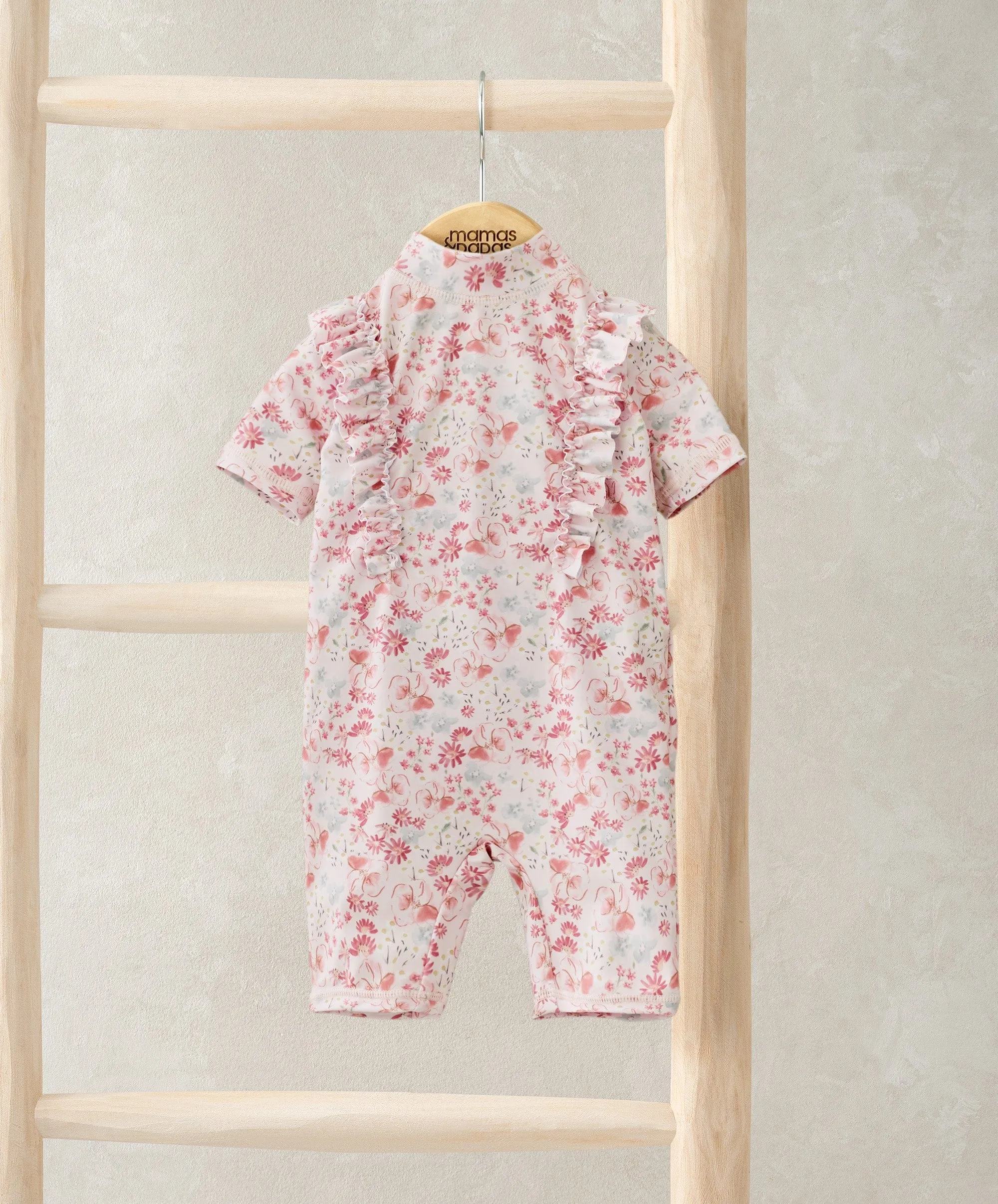 Short Sleeve Floral Rashsuit