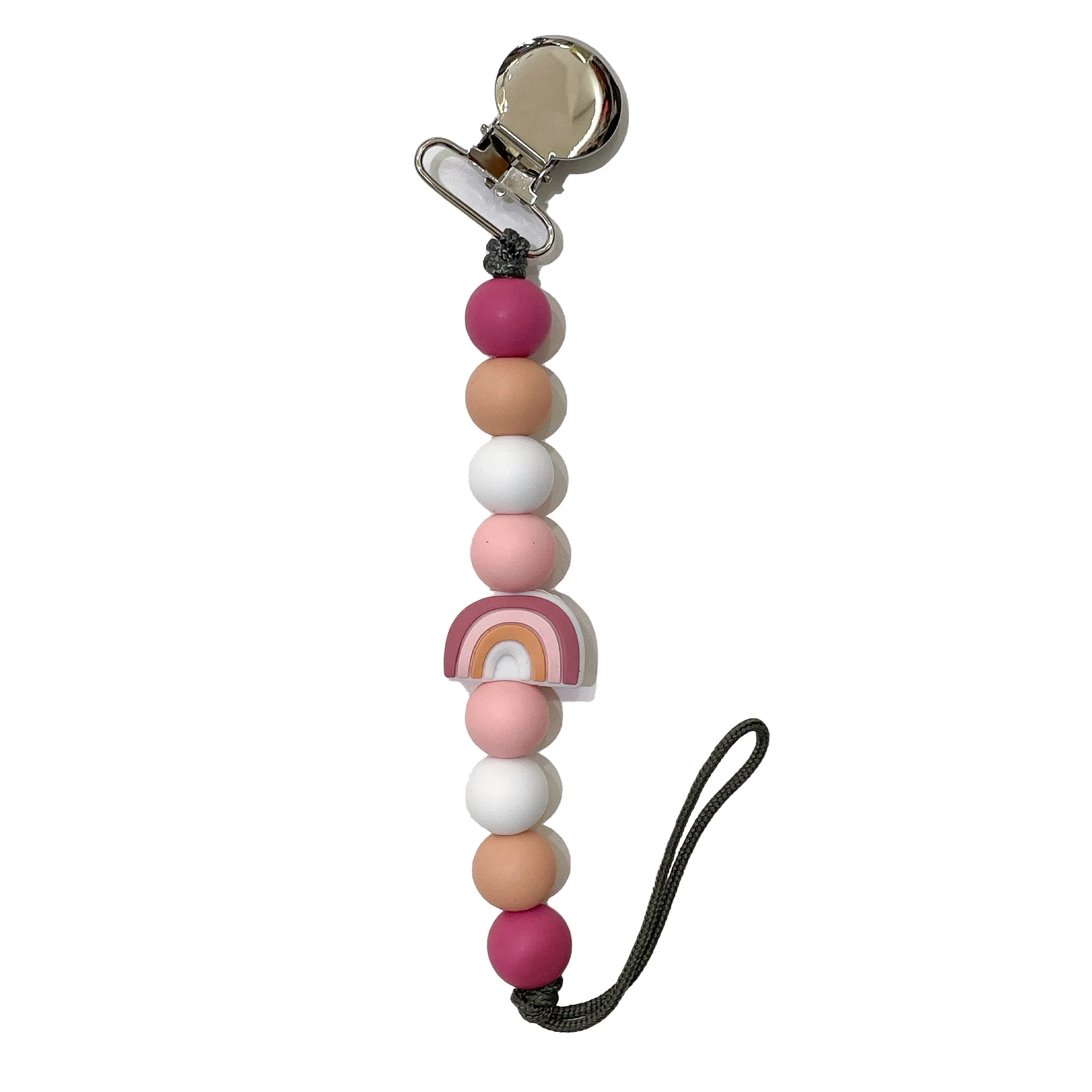 Silicone Baby Pacifier Clips With Design