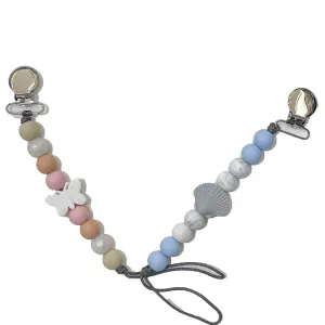 Silicone Baby Pacifier Clips With Design