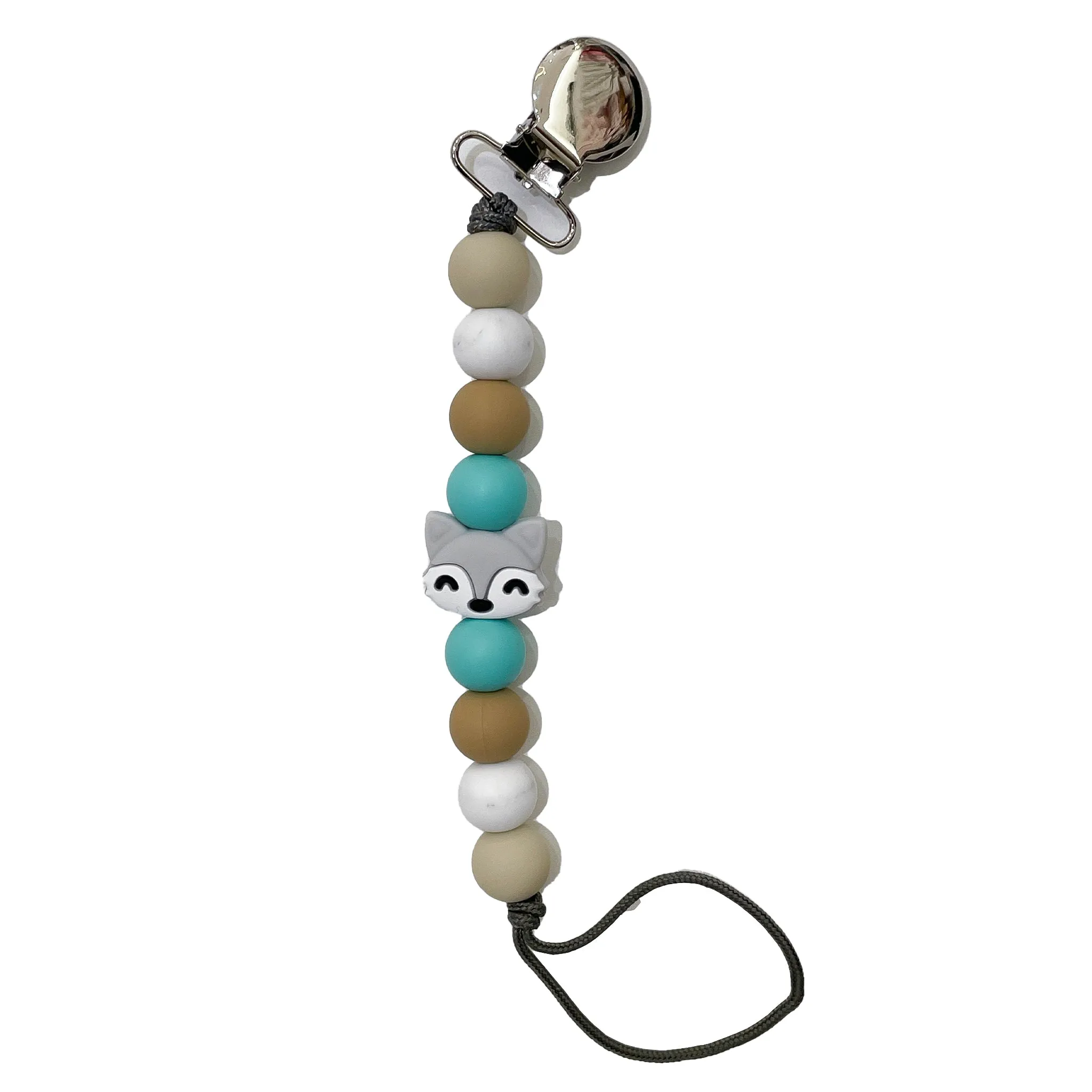 Silicone Baby Pacifier Clips With Design