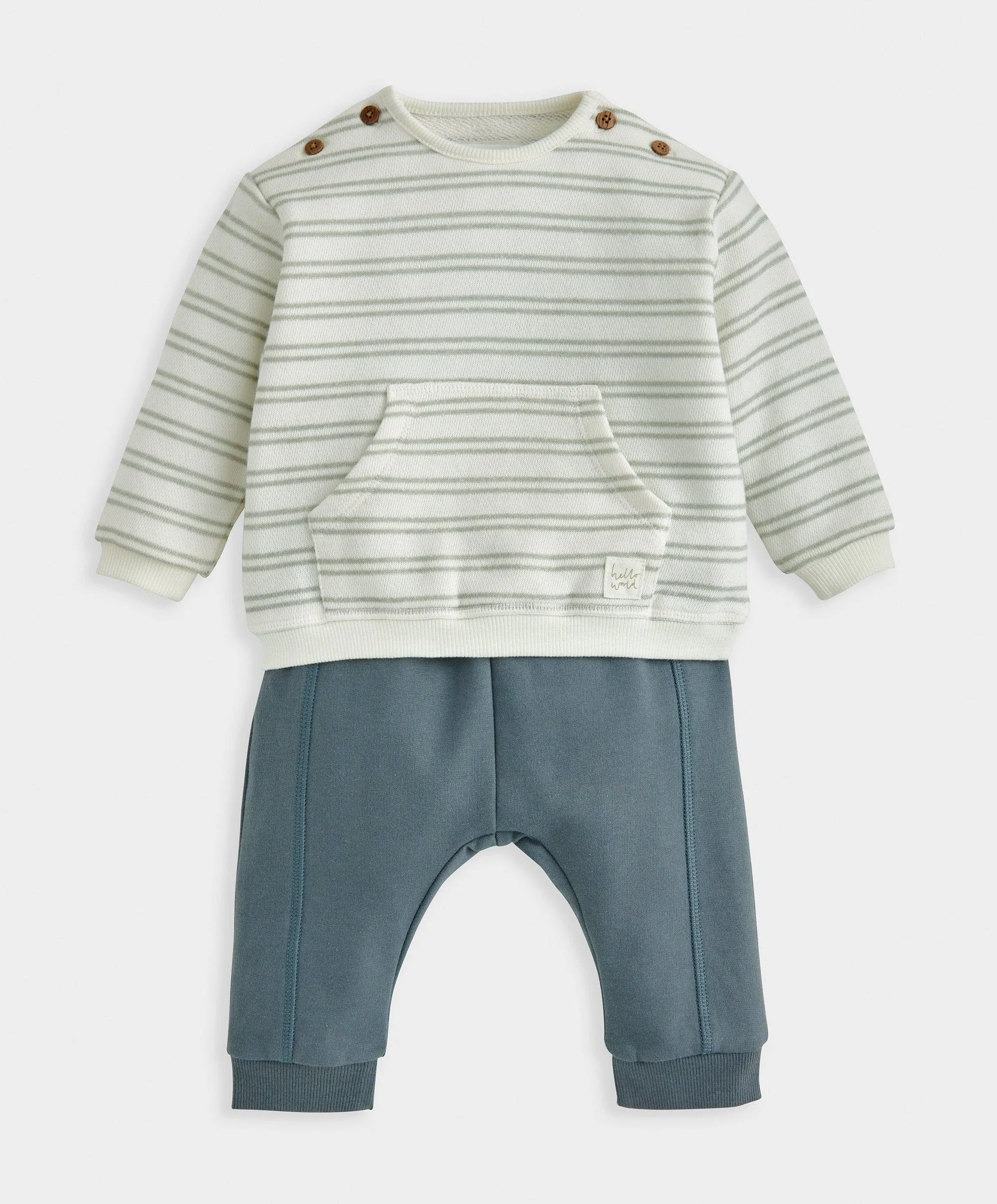 Striped Top & Leggings Set