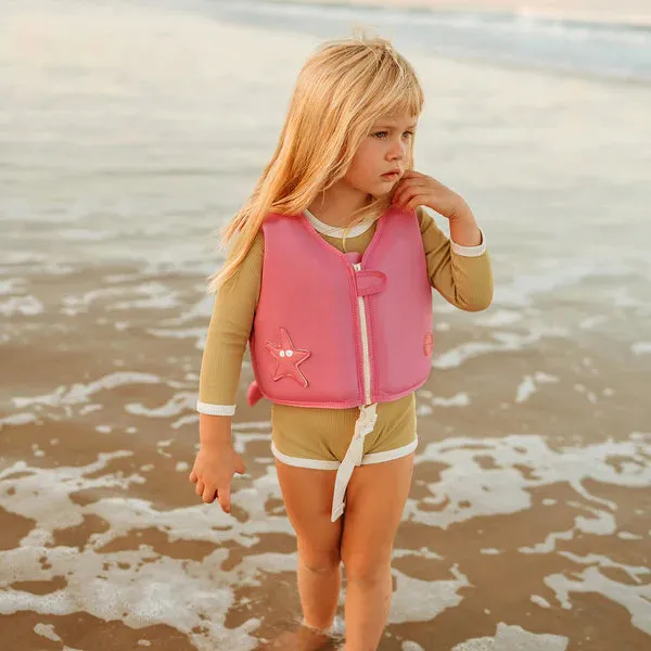 Swim Vest 1-2 Ocean Treasure Rose