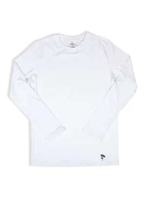 Toddler & Youth - UPF 50  White Sun Shirt