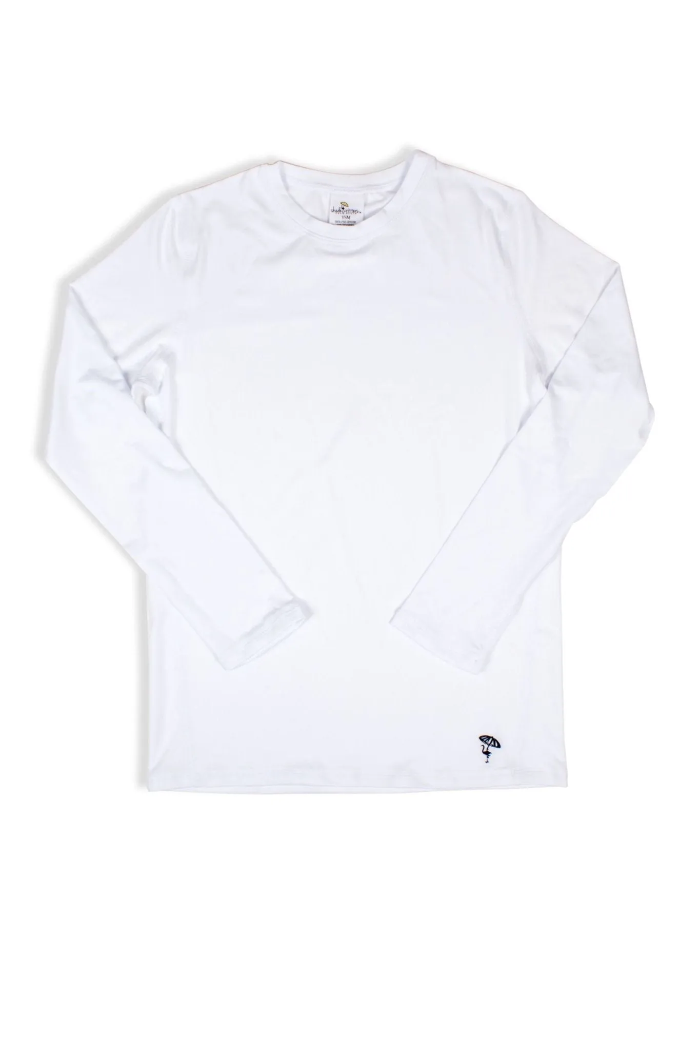 Toddler & Youth - UPF 50  White Sun Shirt