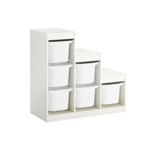Trofast Element White 99x 44x 94cm   6 boxes