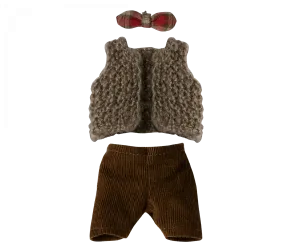 Vest, Pants and Bow Tie for Grandpa Mouse