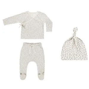 Wrap Top   Footed Pant Set || Scatter