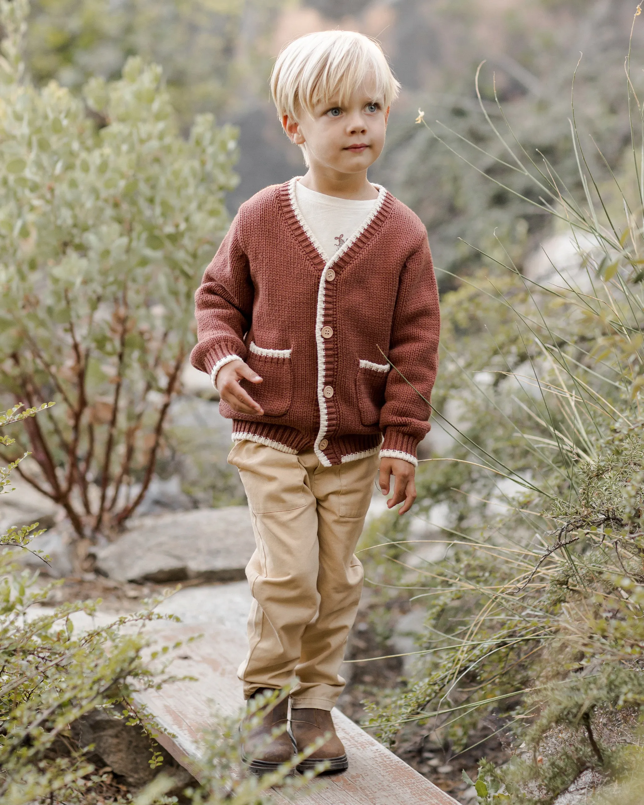 Wynn Cardigan || Brick