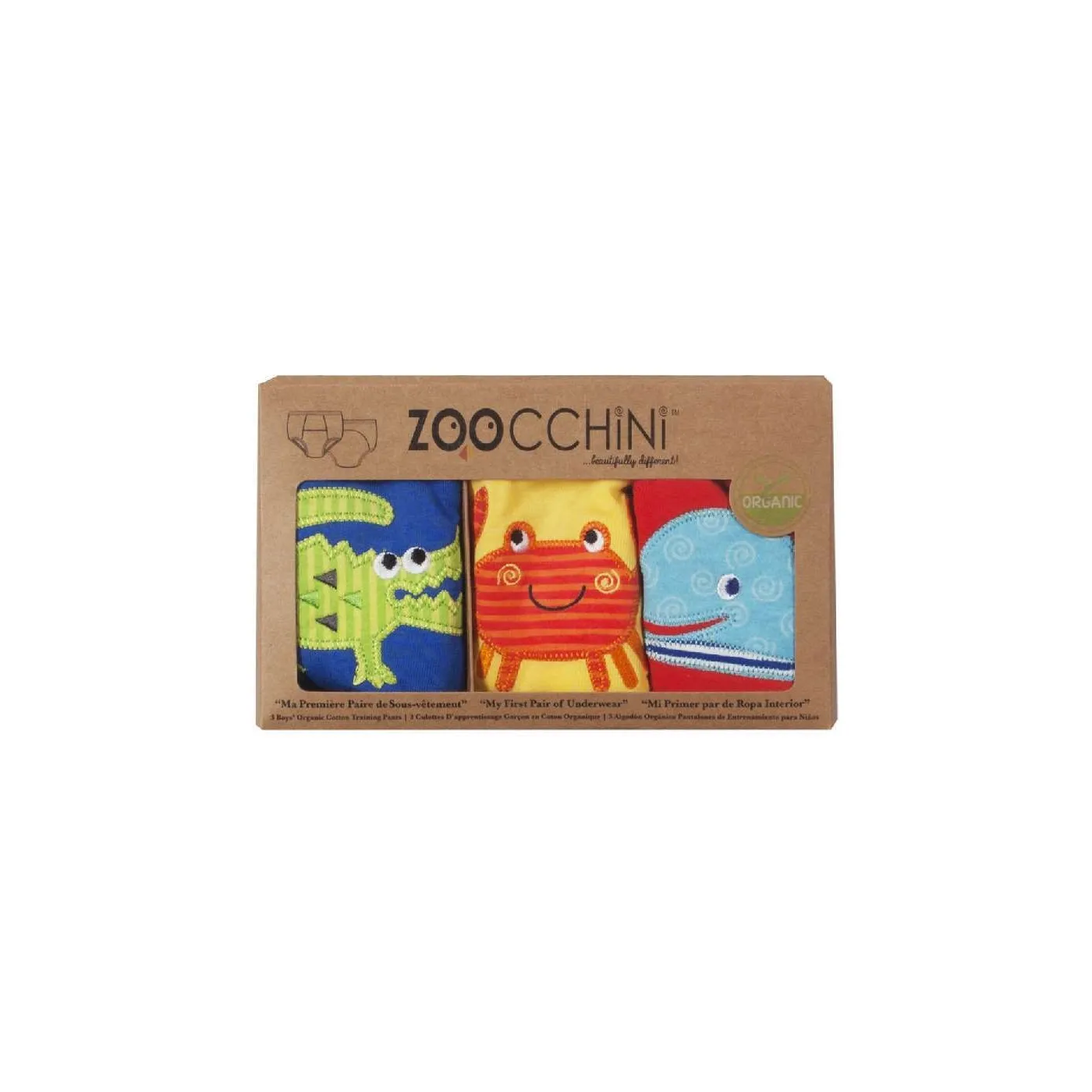 Zoocchini -  ORGANIC POTTY TRAINING PANTS SET | OCEAN FRIENDS