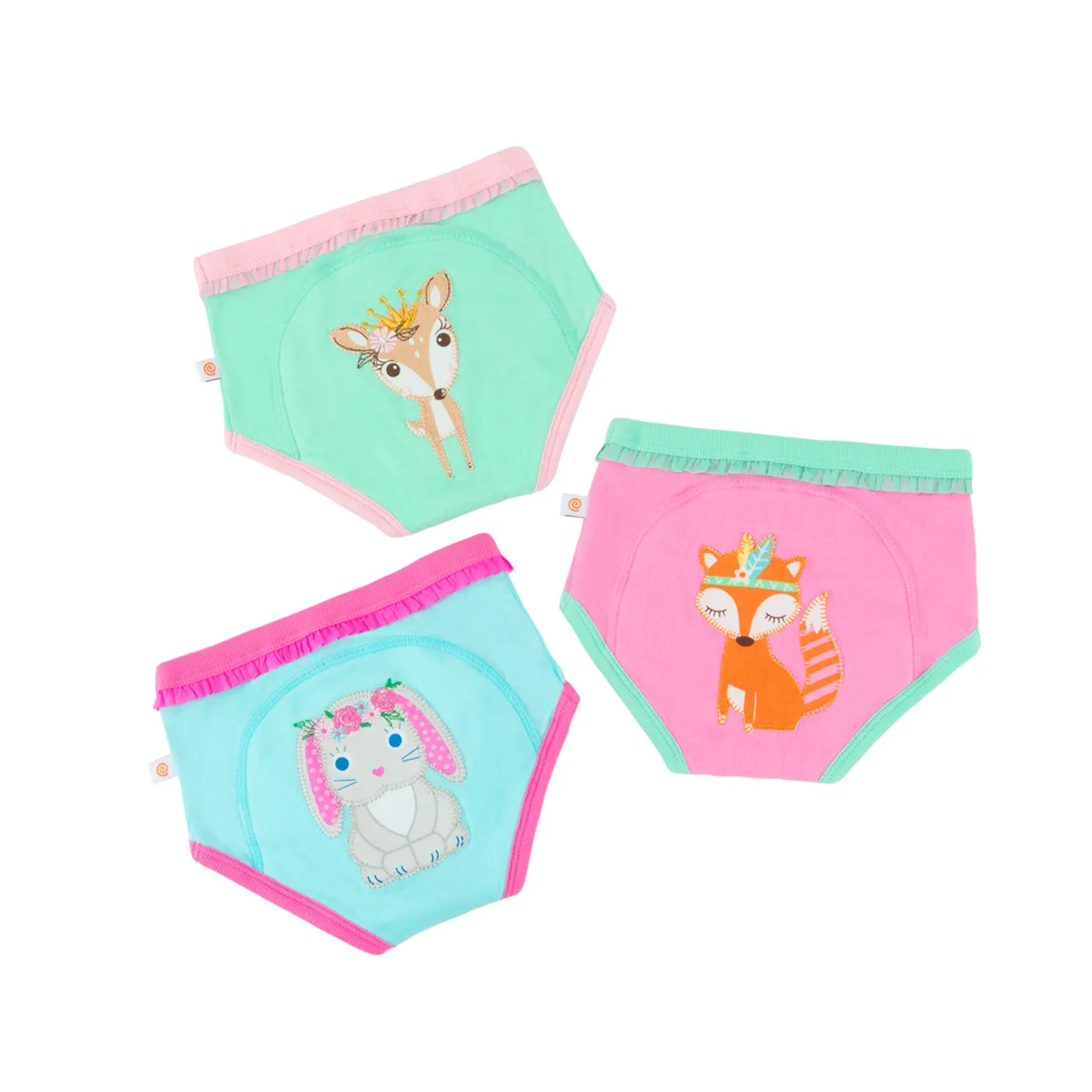 Zoocchini -  ORGANIC POTTY TRAINING PANTS SET | WOODLAND PRINCESS